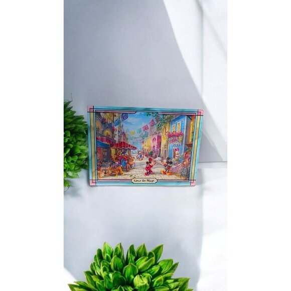 Disney Perpetual Calendar Collection With Thomas Kinkade Art Cinco De Mayo (New) - Picture 2 of 3